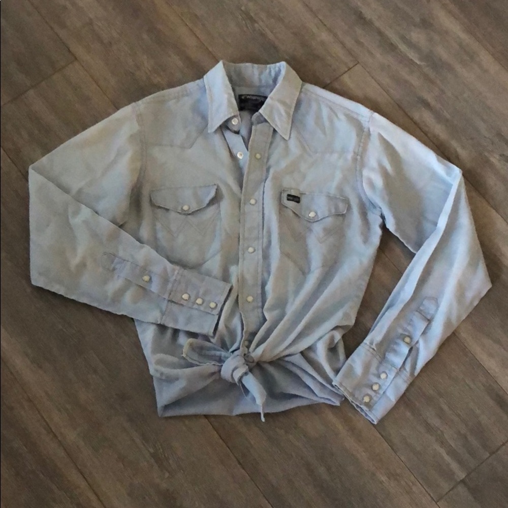 Vintage Wrangler pearl snap shirt